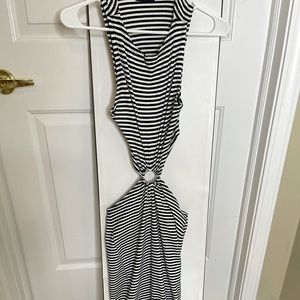 Vici black and white dress